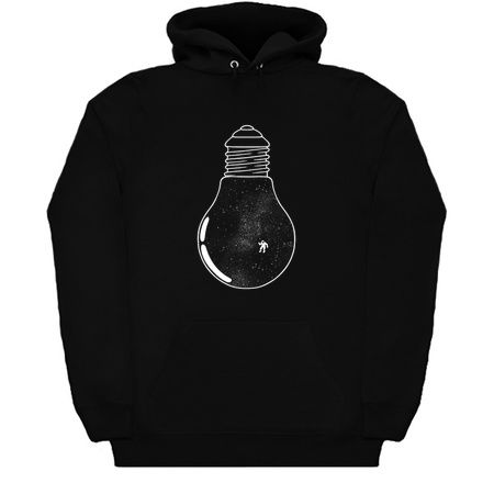 Gravity Astronaut Black and White Lightbulb by Tobe Fonseca tiny thumbnail