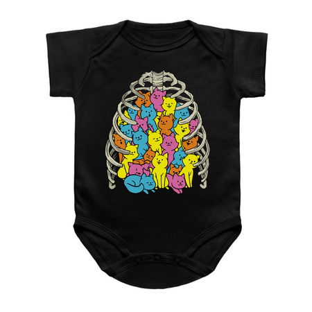 Neko Cat Ribcage Colorful by Tobe Fonseca tiny thumbnail