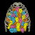Neko Cat Ribcage Colorful by Tobe Fonseca tiny thumbnail