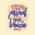 Speak your mind even if your voice shakes by Tobe Fonseca tiny thumbnail