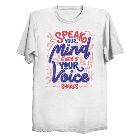 Speak your mind even if your voice shakes by Tobe Fonseca tiny thumbnail