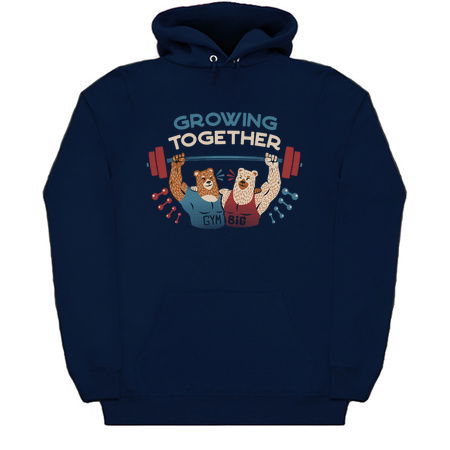 Growing Together Gym Bears Blue by Tobe Fonseca tiny thumbnail
