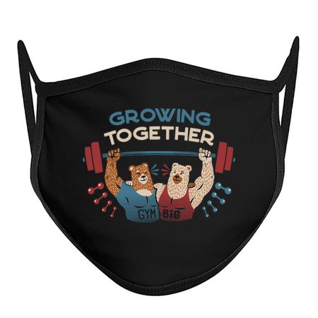 Growing Together Gym Bears Blue by Tobe Fonseca tiny thumbnail