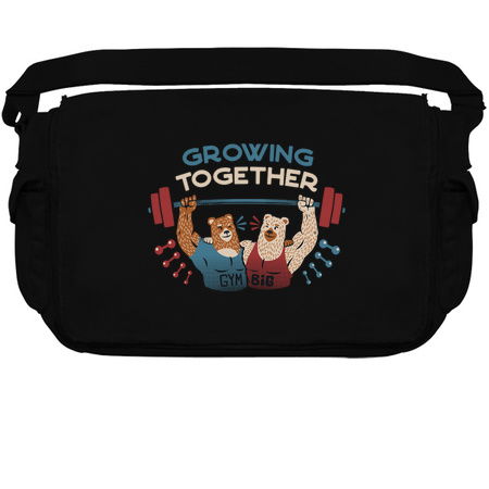 Growing Together Gym Bears Blue by Tobe Fonseca tiny thumbnail