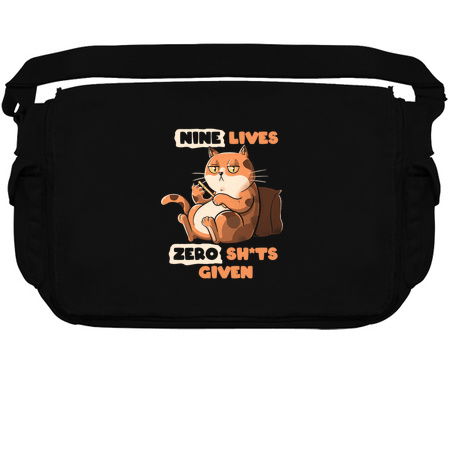 Nine Lives Zero Sh*ts Given Cat by Tobe Fonseca tiny thumbnail