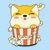 Puppycorn Shiba Movie Popcorn by Tobe Fonseca tiny thumbnail