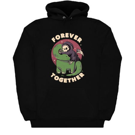 Forever Together - Cute Grim Reaper Dino Gift tiny thumbnail