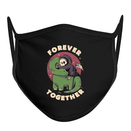 Forever Together - Cute Grim Reaper Dino Gift tiny thumbnail