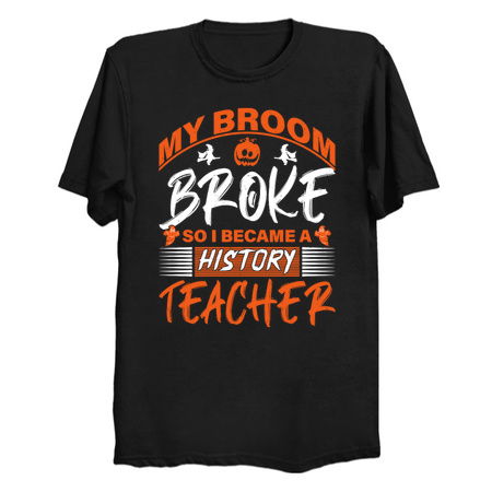My Broom Broke So I Became A History Teacher Funny tiny thumbnail