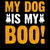 My Dog Is My Boo Funny Dog Owner Halloween tiny thumbnail