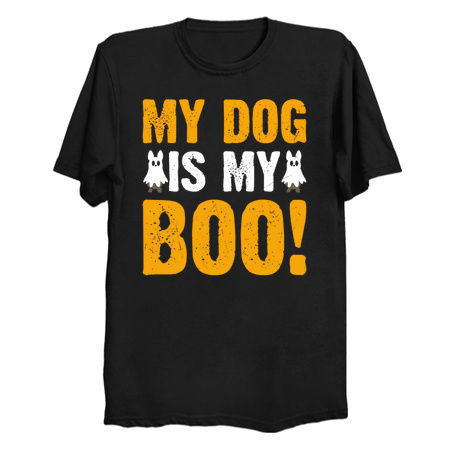 My Dog Is My Boo Funny Dog Owner Halloween tiny thumbnail
