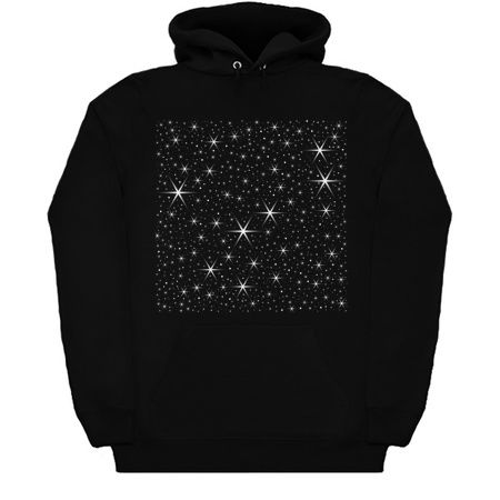 All Over White Starry Sky Pattern tiny thumbnail