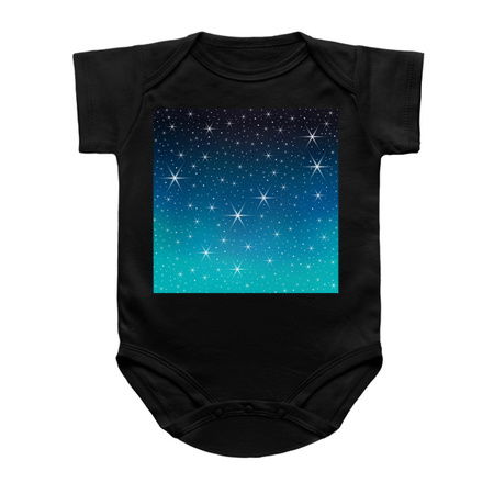 Twilight Stars Blue Green Gradient Night Sky tiny thumbnail