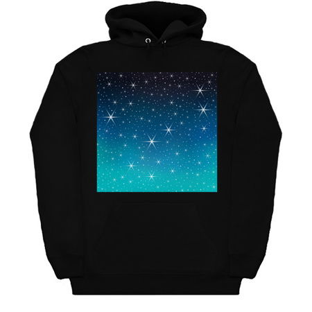 Twilight Stars Blue Green Gradient Night Sky tiny thumbnail