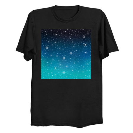 Twilight Stars Blue Green Gradient Night Sky tiny thumbnail