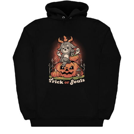 Trick or Souls - Evil Creepy Baphomet Halloween Gift tiny thumbnail