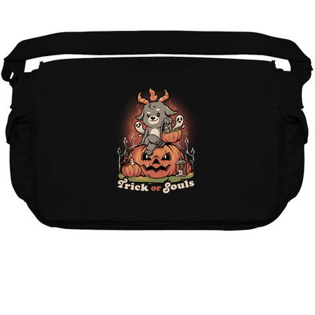 Trick or Souls - Evil Creepy Baphomet Halloween Gift tiny thumbnail