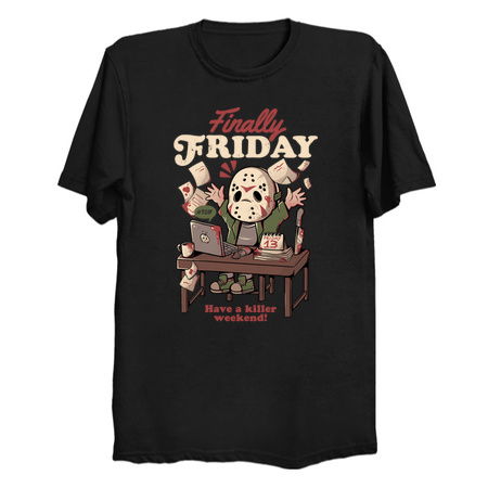 Finally Friday - Funny Office Halloween Gift tiny thumbnail