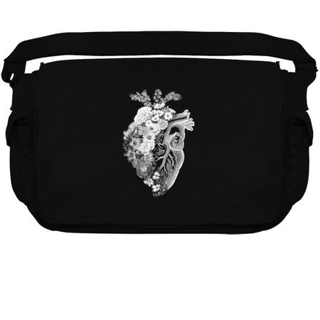 Flower Heart Spring Black and White by Tobe Fonseca tiny thumbnail