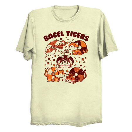 Bagel Tigers Breakfast Animals by Tobe Fonseca tiny thumbnail