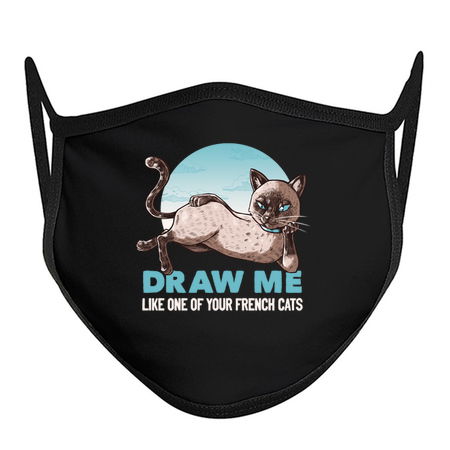 Draw Me Like One Of Your French Girls Cat Funny T-shirt by Tobe Fonseca tiny thumbnail