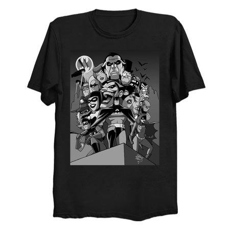 Batman TAS 30th Anniversary black and white tiny thumbnail