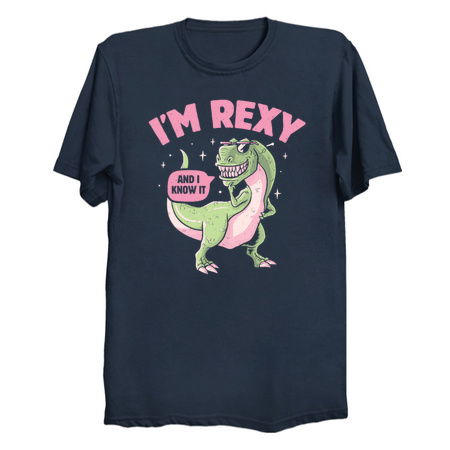 I'm Sexy And I Know It T Rex Dinosaur Summer by Tobe Fonseca tiny thumbnail