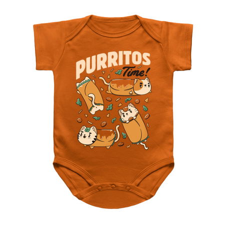 Purritos Time Burrito Cat Funny Mexican Food by Tobe Fonseca tiny thumbnail