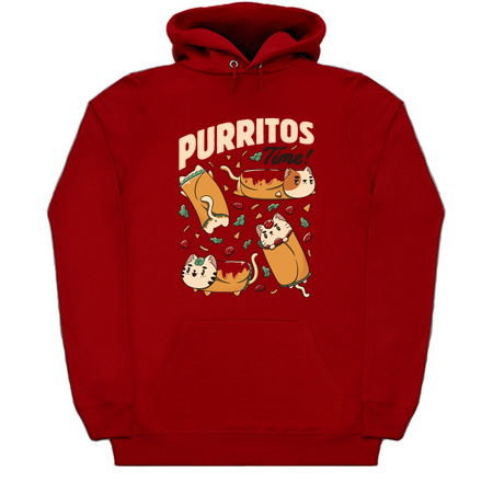 Purritos Time Burrito Cat Funny Mexican Food by Tobe Fonseca tiny thumbnail