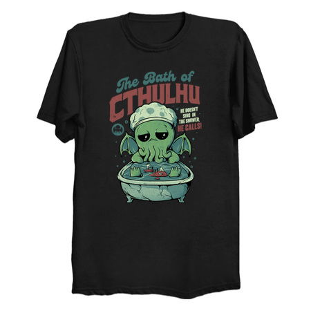 The Bath of Cthulhu - Funny Horror Monster Gift tiny thumbnail