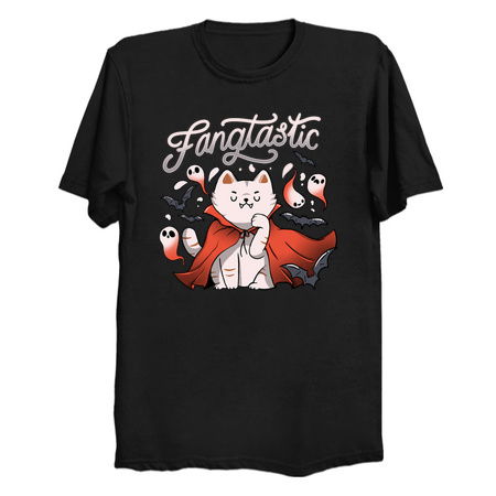 Fangtastic Vampire Halloween Bat Cat by Tobe Fonseca tiny thumbnail