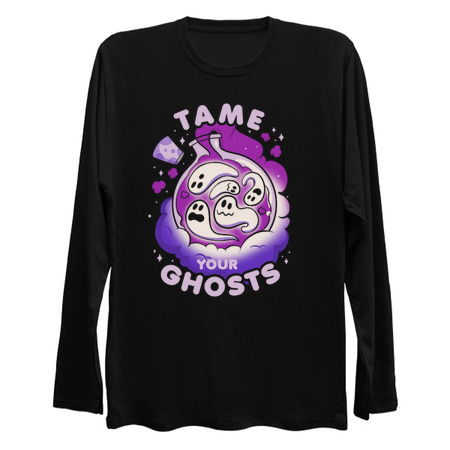Tame Your Ghosts Funny Halloween by Tobe Fonseca tiny thumbnail