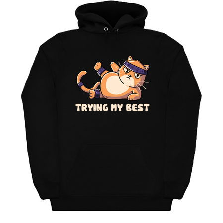 Trying My Best Gym Cat by Tobe Fonseca tiny thumbnail