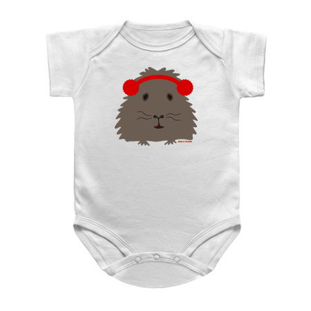 Christmas Boofy Guinea Pig Wearing Ear Muffs tiny thumbnail