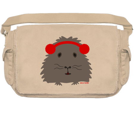 Christmas Boofy Guinea Pig Wearing Ear Muffs tiny thumbnail