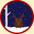 Christmas Reindeer Guinea Pig (Circle) tiny thumbnail