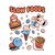 Slow Food Cute Animals Sloth Koala Turtle Snail Fries by Tobe Fonseca tiny thumbnail