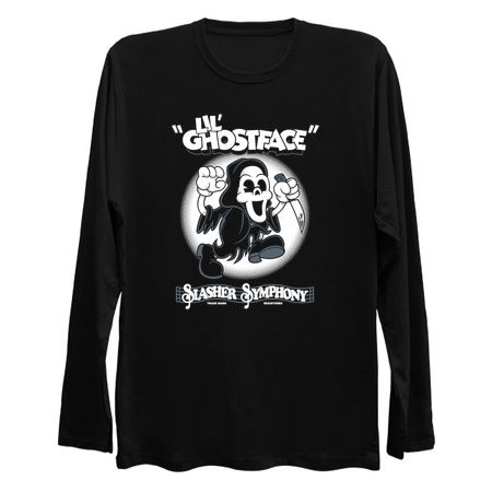 Lil' Ghostface - Creepy Cute Rubberhose Cartoon Slasher Horror tiny thumbnail