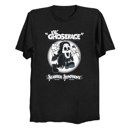 Lil' Ghostface - Creepy Cute Rubberhose Cartoon Slasher Horror tiny thumbnail