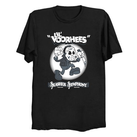 Lil' Voorhees - Creepy Cute Horror - Vintage Cartoon Rubberhose Slasher tiny thumbnail