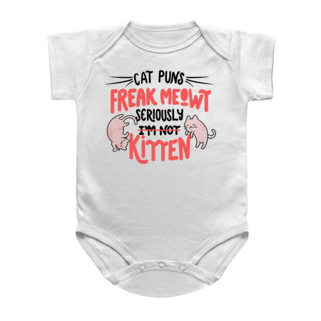 Cat Puns Freak Meowt Seriously Kitten by Tobe Fonseca tiny thumbnail