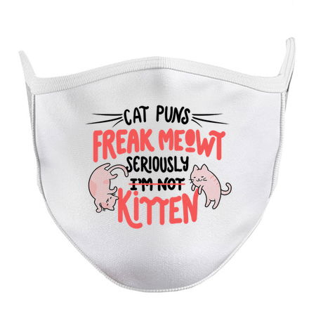 Cat Puns Freak Meowt Seriously Kitten by Tobe Fonseca tiny thumbnail