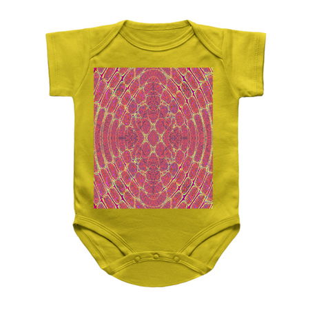 Kaleidoscopic Pink Yellow Orange Mandala tiny thumbnail