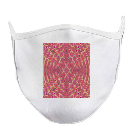 Kaleidoscopic Pink Yellow Orange Mandala tiny thumbnail