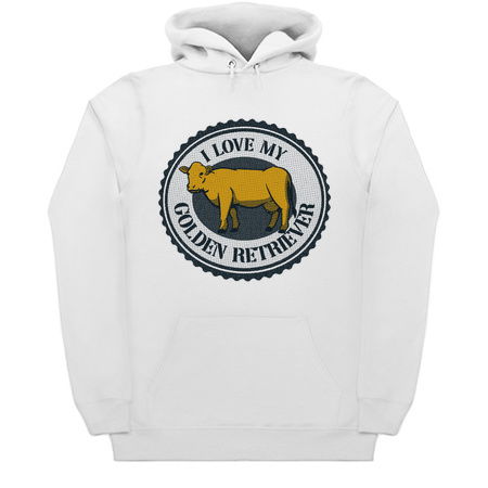 Golden Retriever Cow Funny T-shirt by Tobe Fonseca tiny thumbnail