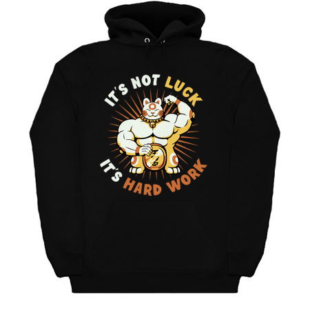 It's Not Luck It's Hard Work Lucky Cat by Tobe Fonseca tiny thumbnail