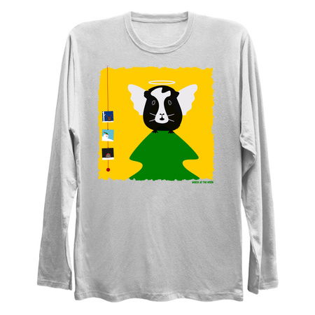 Christmas Angel Guinea Pig Atop Tree tiny thumbnail