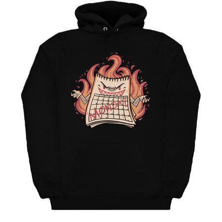 Here Comes Monday - Horror Funny Hell Gift tiny thumbnail