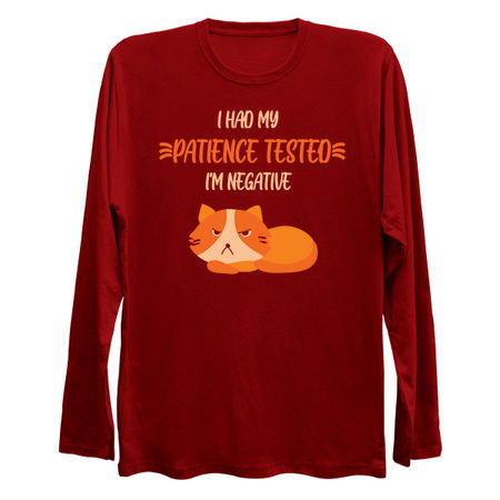 I Had My Patience Tested I'm Negative - Angry Cat tiny thumbnail