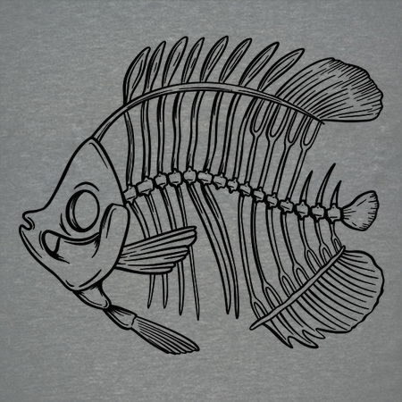 Ink Style Fishbone - NeatoShop